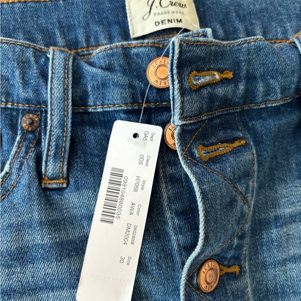 J. Crew High Rise Blue Skirt